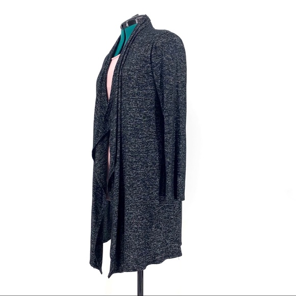 Prospect BLVD Duster Length Marled Cowl Neck Cardigan, Large - Picture 4 of 16
